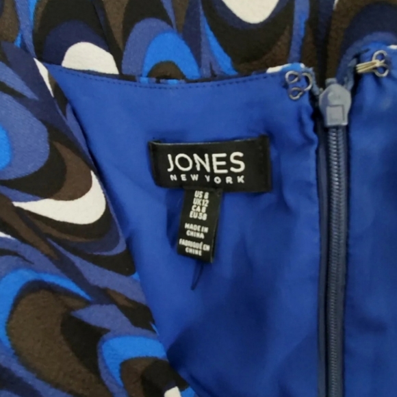JONES NEW YORK Long Sleeve Dress Womens Size 8 - Picture 4 of 4